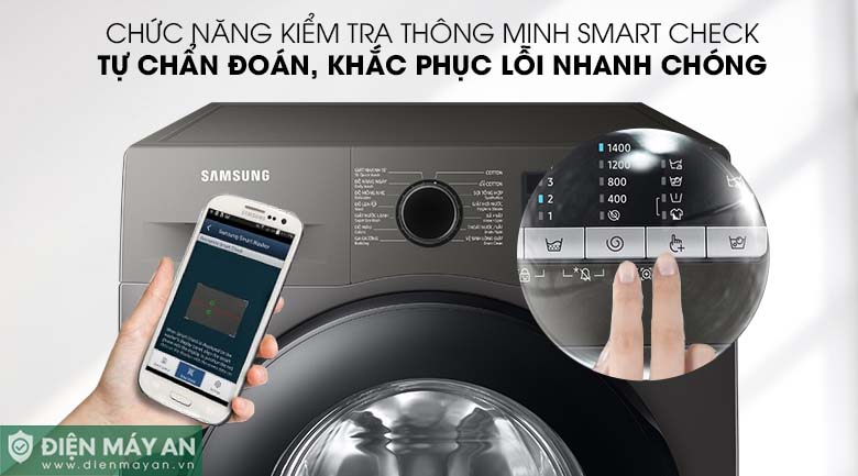 Máy Giặt Samsung Inverter 9.5 Kg WW95TA046AX/SV